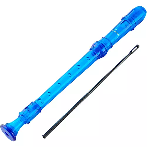 Lyons Premium 3-Piece Translucent Soprano Recorder Transparent Green - musicians--Friend