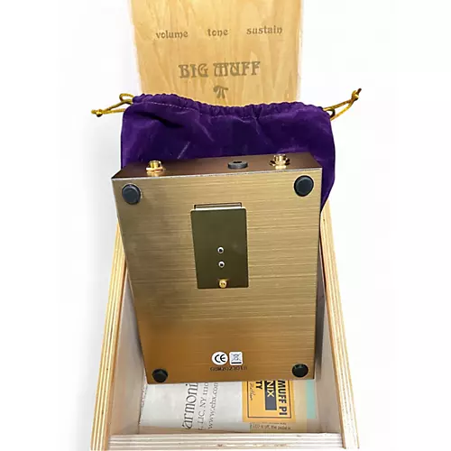 Used 2023 Electro-Harmonix Double Anniversary Big Muff PI Gold Effect Pedal - musicians--Friend