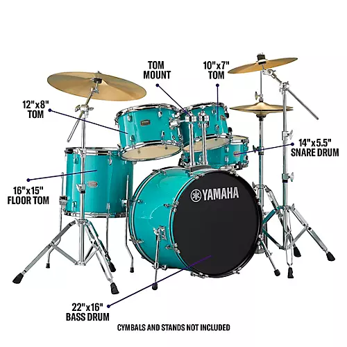 Yamaha Rydeen 5-Piece Shell Pack With 22