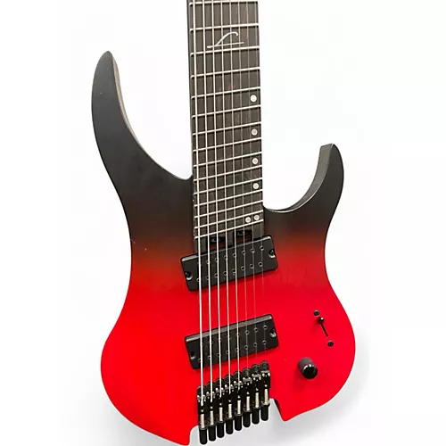 Used Legator GHOST 8 STRING Red Solid Body Electric Guitar Red - musicians--Friend