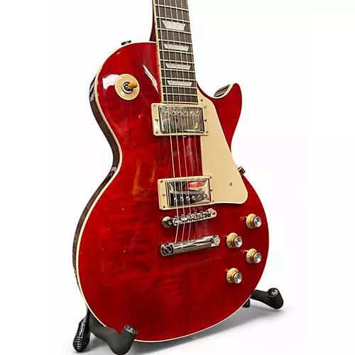 Used 2023 Gibson Les Paul Standard 1960S Neck Cherry Solid Body Electric Guitar Cherry - musicians--Friend
