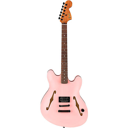 Fender Tom DeLonge Starcaster Electric Guitar Satin Shell Pink - musicians--Friend