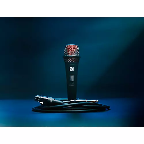 sE Electronics V2-SW-QTR Supercardioid Dynamic Handheld Microphone with On/Off Switch (Includes 15' Cable) - musicians--Friend
