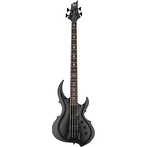ESP LTD TA-204FRX Electric Bass Guitar Black Satin - musicians--Friend