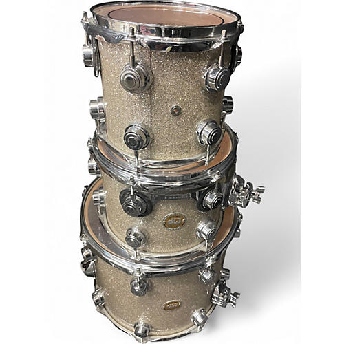 Used DW 7 Piece Collector's Series Broken Glass Drum Kit Broken Glass - musicians--Friend