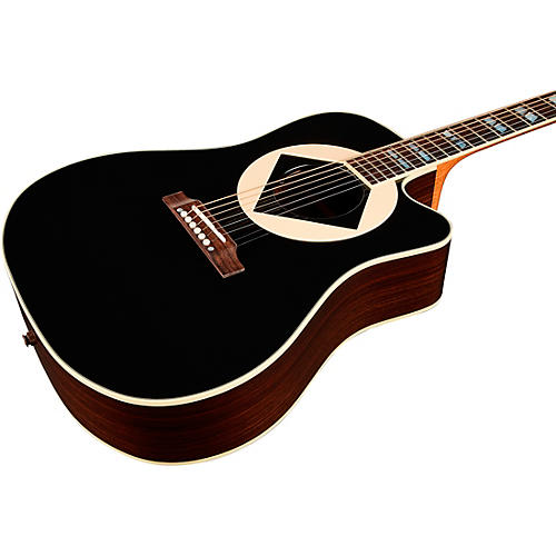 Gibson Jerry Cantrell Atone Songwriter Acoustic-Electric Guitar Ebony - musicians--Friend