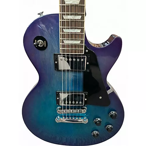 Used Gibson Les Paul Studio blue berry Solid Body Electric Guitar blue berry - musicians--Friend