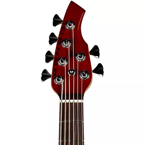 Ernie Ball Music Man Bongo 6 HH 6-String Bass Guitar Blood Orange - musicians--Friend