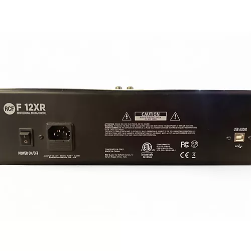 Used RCF 12XR Powered Mixer - musicians--Friend