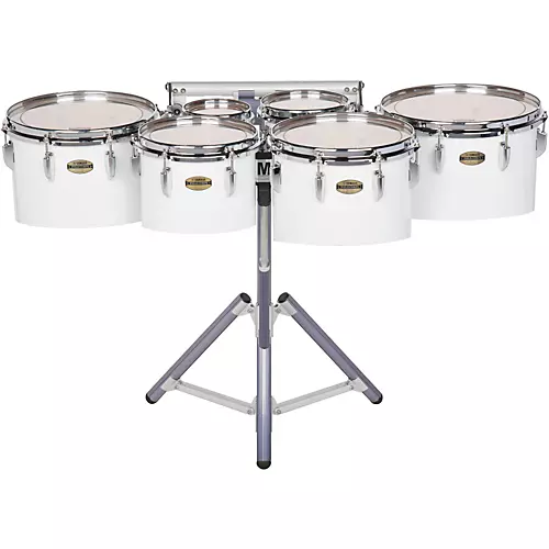 Yamaha 8300 Series Field-Corps Marching Sextet 6, 8, 10, 12, 13, 14 in. White wrap - musicians--Friend