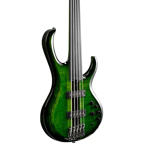 Ibanez Steve Di Giorgio Signature 5-string Electric Bass Guitar Dark Moss Burst - musicians--Friend