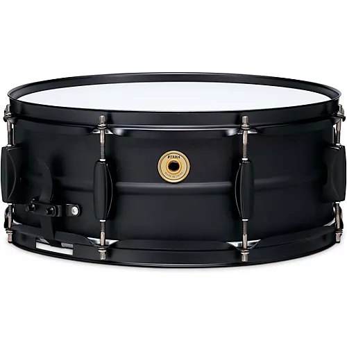 TAMA Metalworks Steel Snare Drum with Matte Black Shell Hardware 14 x 6.5 in. - musicians--Friend