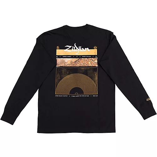 Zildjian Long Sleeve T-Shirt Medium Black - musicians--Friend