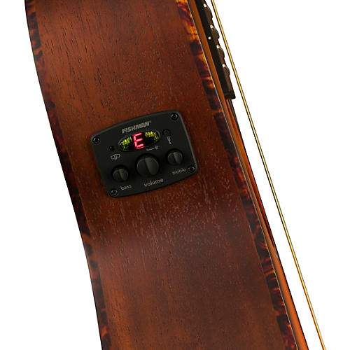 Fender CC-60SCE Concert Limited-Edition Acoustic-Electric Guitar Aged Cognac Burst - musicians--Friend