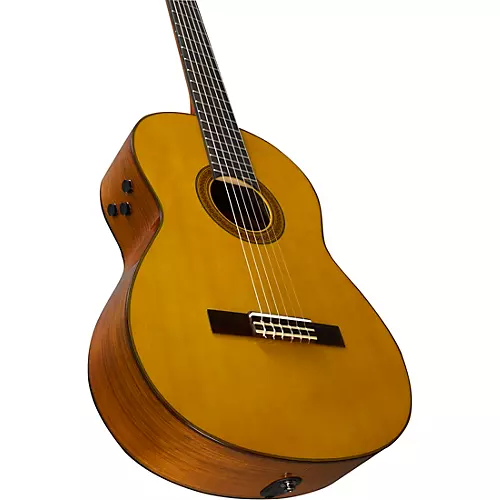 Yamaha CG-TA TransAcoustic Nylon-String Acoustic-Electric Guitar Gloss Natural - musicians--Friend