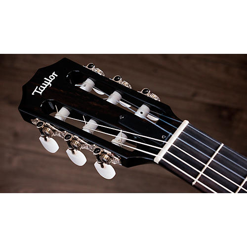 Taylor 212ce-N Plus Limited-Edition Grand Concert Nylon-String Acoustic-Electric Guitar Black - musicians--Friend
