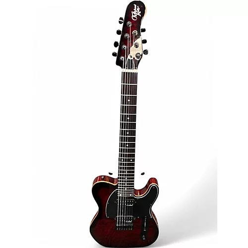 Used Michael Kelly 507-7 RED BURST Solid Body Electric Guitar RED BURST - musicians--Friend