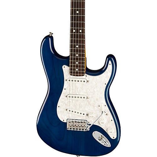 Fender Cory Wong Stratocaster Rosewood Fingerboard Electric Guitar Transparent Sapphire Blue - musicians--Friend