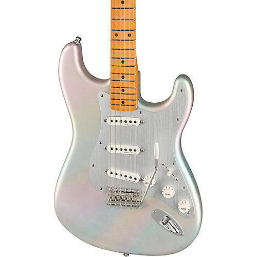 Fender H.E.R. Stratocaster Electric Guitar Chrome Glow - musicians--Friend
