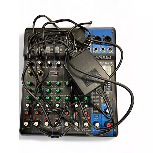 Used Yamaha MG10XU 10 Channel Mixer with Effects Unpowered Mixer - musicians--Friend