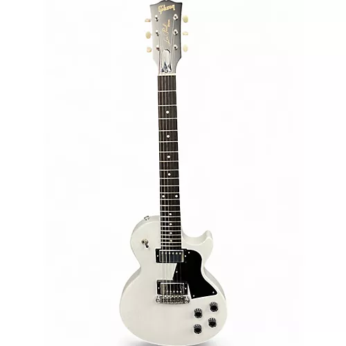 Used 2020s Gibson Les Paul Special Worn White Solid Body Electric Guitar Worn White - musicians--Friend