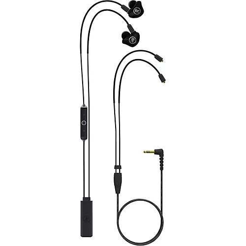 Mackie MP-220 BTA Dual Dynamic Driver In-Ear Monitors with Bluetooth Adapter - musicians--Friend