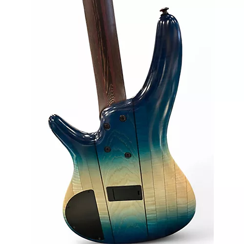Used 2021 Ibanez SR4CMLTD CARIBBEAN ISLET Electric Bass Guitar CARIBBEAN ISLET - musicians--Friend