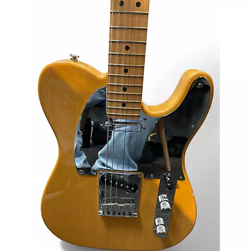 Used 2014 Fender American Standard Telecaster Butterscotch Blonde Solid Body Electric Guitar Butterscotch Blonde - musicians--Friend