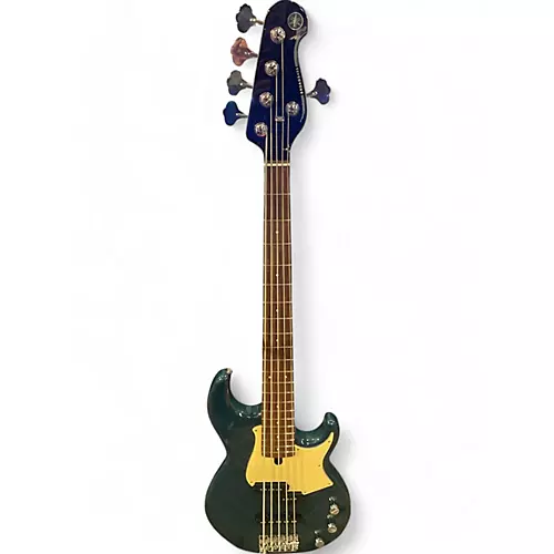 Used Yamaha Broad Bass Green Electric Bass Guitar Green - musicians--Friend