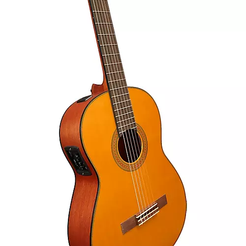 Yamaha CGX122MS Spruce-Nato Classical Acoustic-Electric Guitar Natural - musicians--Friend
