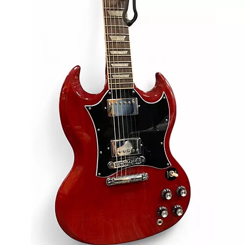 Used 2024 Gibson SG Standard Cherry Solid Body Electric Guitar Cherry - musicians--Friend