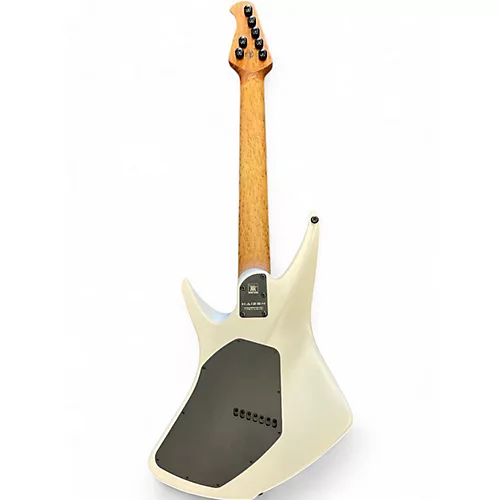 Used Ernie Ball Music Man KAIZEN WHITE Solid Body Electric Guitar WHITE - musicians--Friend
