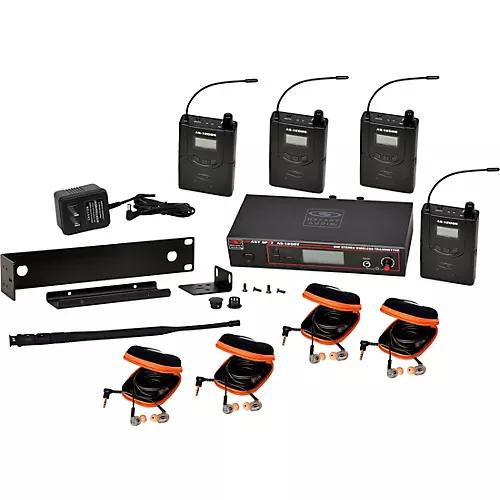 Galaxy Audio 1200 Series Wireless Personal Monitor Band Pack, With EB10 Ear Buds Band D - musicians--Friend