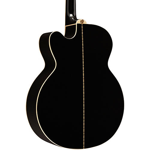 Epiphone J-200 EC Studio Acoustic-Electric Guitar Black - musicians--Friend