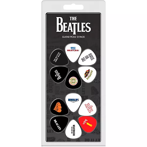 Perri's The Beatles - 12-Pack Guitar Picks Various Albums - musicians--Friend