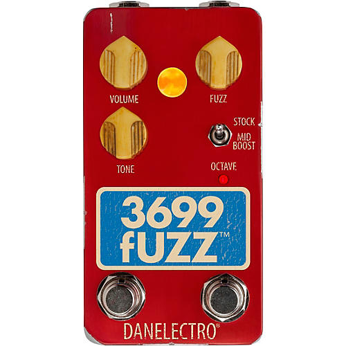 Danelectro 3699 Fuzz Effects Pedal Red - musicians--Friend