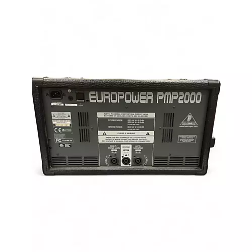 Used Behringer EUROPOWER PMP2000 Power Amp - musicians--Friend