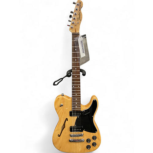 Used Fender JA90 Jim Adkins Thinline Telecaster Natural Hollow Body Electric Guitar Natural - musicians--Friend
