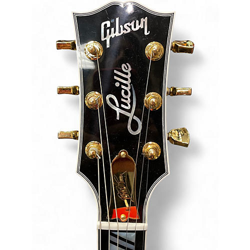 Used Gibson CUSTOM BB KING LUCILLE LEGACY TRANSPARENT EBONY Hollow Body Electric Guitar TRANSPARENT EBONY - musicians--Friend
