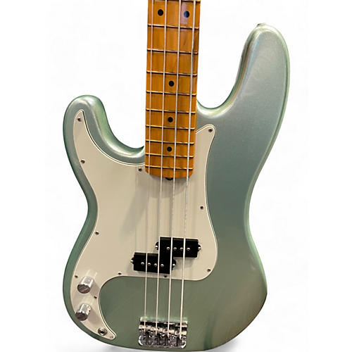 Used 2021 Fender American Professional II Precision Bass MYSTIC SURF GREEN Electric Bass Guitar MYSTIC SURF GREEN - musicians--Friend