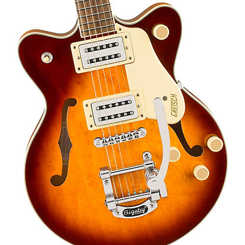 Gretsch Guitars G2655T Streamliner Center Block Jr. Double-Cut With Bigsby Electric Guitar Forge Glow - musicians--Friend