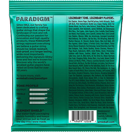 Ernie Ball Paradigm Not Even Slinky Electric Guitar Strings - musicians--Friend