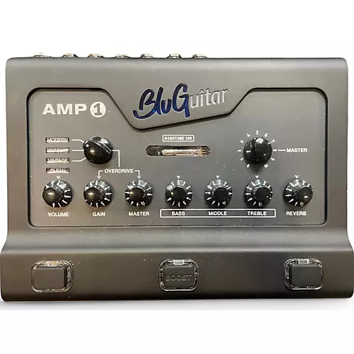 Used BluGuitar AMP 1 100 WATT NANOTUBE IRIDIUM EDITION Pedal Board - musicians--Friend