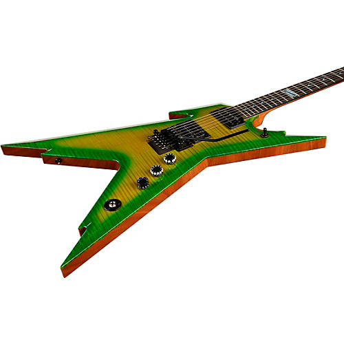 Dean USA Dime Razorback Electric Guitar Dime Slime - musicians--Friend