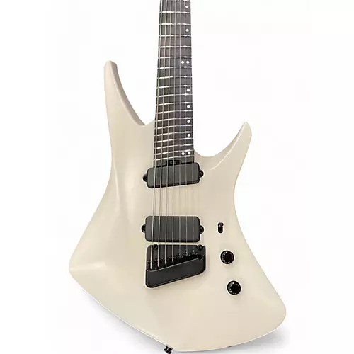 Used Ernie Ball Music Man KAIZEN WHITE Solid Body Electric Guitar WHITE - musicians--Friend