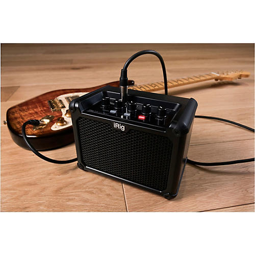 IK Multimedia iRig Micro Amp 15W 1x4 Battery-Powered Guitar Combo Amp Black - musicians--Friend