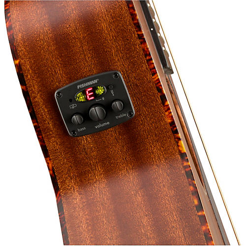 Fender CC-60SCE All-Mahogany Limited-Edition Acoustic-Electric Guitar Satin Natural - musicians--Friend