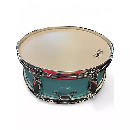 Used TAMA 13X5 Club Jam Snare Aqua Blue Drum Aqua Blue 194 - musicians--Friend