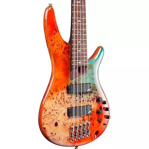 Ibanez Premium SR1605DW 5-String Electric Bass Guitar Autumn Sunset Sky - musicians--Friend