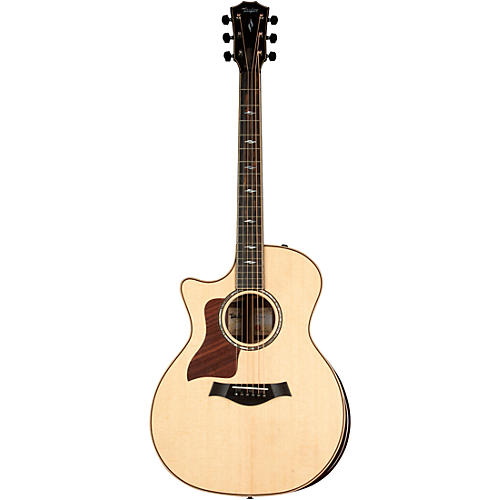 Taylor 814ce V-Class Left-Handed Grand Auditorium Acoustic-Electric Guitar Natural - musicians--Friend
